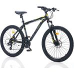 Ümit Kron Fitbike1.0 K. Gri A.Kahve Turuncu 28 J 52" Kadro Yol Bisikleti - Mat Siyah - Sarı