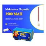 Ümit Maker Fakir Robert RS 710 Robot Süpürge 3500 mAh 14.4 V Yanmaz Batarya – Orjinal Uyumlu Uzun Ömürlü, Yüksek Performans Pil - 1 Adet
