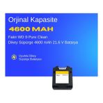 Ümit Maker Fakir WD 9 Pure Clean Dikey Süpürge 4600 mAh 21.6 V Batarya – Orjinal Uyumlu Uzun Ömürlü, Yüksek Performans Pil
