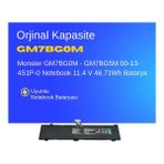 Ümit Maker Monster GM7BG0M - GM7BG5M 00-13-4S1P-0 Notebook 11.4 V 46.71Wh Batarya – Orjinal Uyumlu, Yüksek Performanslı - Renkli