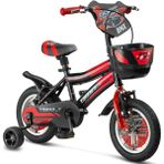 Ümit Trend-Y 14 Jant Erkek Çocuk Bisikleti 1402 (90-110 cm Arası Boy) - Siyah - Kırmızı - Gri