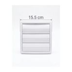 ÜMİTAVM Banyo Soğuk Hava Ve Koku Kesici Çekvalfli Kapak - Arkası Ayarlanabilir (9-14 Cm Borulara Uyumlu)