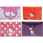 Umix Hello Kitty Desenli A4 Şeffaf Çıtçıtlı Dosya