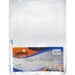 Umix Şeffaf Poşet Dosya 4500 Adet 45 Paket
