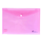 Umix U1120 Pembe Çıtçıtlı Şeffaf Zarf Dosya