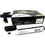 Umix U3003 Koli Markörü Kalemi 3 mm 12'li Siyah