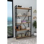 UmkaHome 5 RAFLI MODERN KİTAPLIK , OFİS KİTAPLIĞI , DEKORATİF ZARİF KİTAPLIK