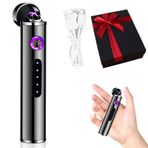 Umllpet Mini elektronik çakmak – Erkekler için Sevgililer Günü hediyesi, USB ile şarj edilebilir plazma çubuk çakmak, taşınabilir elektrik arkı rüzgar geçirmez (1)