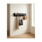 UMN DECOR Modern Raflı Duvar Askılığı - Dekoratif Portmanto Antre Askısı - Raflı Askılık Vestiyer