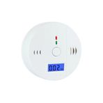 UmoTech Duman Dedektör Alarm Cihazı Karbonmonoksit Dedektörü Kablosuz LCD Ekranlı Pilli Duman Dedektörü