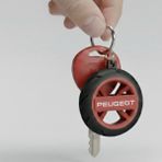 Ümraniye 3D Peugeot Jant/lastik Detaylı Motosiklet Anahtarlığı