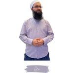 Umre Market Tam Düğme Keten Saffan Gömlek - Gri - 2XL