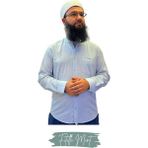 Umre Market Tam Düğme Keten Saffan Gömlek - Mint - 2XL