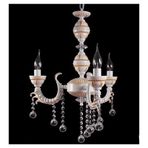 Umur Aydınlatma Novel 3'lü Beyaz Altın Varak Patinalı Avize