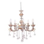 Umur Aydınlatma Novel 4'lü Beyaz Altın Varak Patinalı Avize