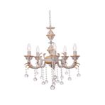 Umur Aydınlatma Novel 5'li Beyaz Altın Varak Patinalı Avize