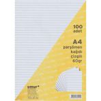 Umur Çizgili 60 gr A4 100 Yaprak Parşömen Kağıdı