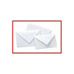 Umur Düğün Atkı Zarfı,Mektup Zarfı, Para Zarfı, Beyaz 1. Hamur Davetiye Zarfı 114X162mm(1 Paket) 100 Adet