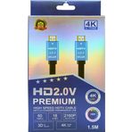 UMUR HDTV Premium Yüksek hızlı 4K Ultra HD HDMI 2.0 Ses ve Görüntü Kablosu 1.5 Metre