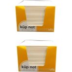 Umur Küp Bloknot Göz Yormayan Kağıt 8 x 8 x 6 cm 2'li