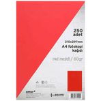 Umur Red 250 Yaprak A4 Renkli Fotokopi Kağıdı