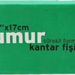 UMUR SÜREKLİ FORM KANTAR FİŞİ 6x17 1 NÜSHA 4000Lİ (30001956)
