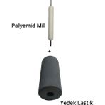 Umur Tutkal Sürme Merdanesi Lastiği ve Polyemid Mil