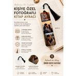 umurcraft Kitap Ayracı 3 Fotoğraflı Kişiye Özel (METAL) 3ADET