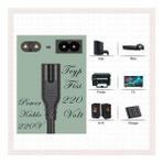 Umut Bilişim Teyp Fiş - Notebook Adaptör Power Kablosu 2 Pin 1.5 Metre -220 Teyp Fişi Işıldak Kablosu 220 Volt Ceryan Kablosu 220 Volt Kordon - Güç Kablosu Teyp Power Kaliteli Güç Kablosu Kablo Çift Oluklu 220V