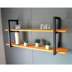 Umutpark Metal Ahşap Duvar Raf