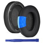 umvowuxa Yedek kulak yastığı, Sony WH-1000XM3 kulaklık ile uyumlu, soğutma jeli (siyah)