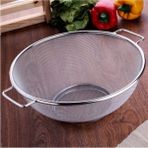 Ün-Ev Metal Orta Çift Kulplu Süzgeç 22 cm UNR-201