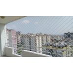 Ünal File 6 mm 1,50 x 1 Metre Balkon Güvenlik Filesi Çocuk Emniyet Ağı Merdiven Güvenlik Filesi Güvenlik Ağı