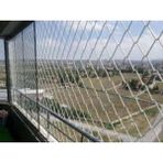 Ünal File 6 mm 2,50 x 10 Metre Balkon Güvenlik Filesi Çocuk Emniyet Ağı Merdiven Güvenlik Filesi 6 mm