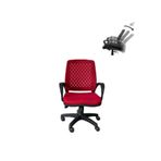 Ünal Office Furniture & Desing Büro Ofis Çalışma Koltuğu-Kırmızı Bilgisayar Sandalyesi Fpk102
