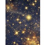 Unbound Expressions: Starry Nocturne: An 8 1/2 x 11 Lined, Indexed, Soft Cover Journal