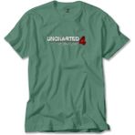 Uncharted 4 Logo Yeşil Tişört Liyada - 3XL