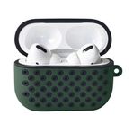 UnDePlus Apple Airpods Pro 1. Nesil Uyumlu Kılıf Nike Delikli Koruyucu Silikon Kapak Yeşil-Siyah