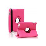 UnDePlus Apple Ipad Mini 2 Kılıf 360 Dönebilen Standlı Case A1489 A1490 A1491 Koyu Pembe