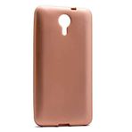 UnDePlus General Mobile 4G Android One Kılıf Soft Mat Premier Case Gold
