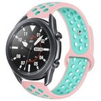 UnDePlus Huawei Watch 3 GT GT2 GT2e GT3 GT4 GT5 Pro 46mm SE Elite Kordon Nike Spor Kordon Pembe-Yeşil