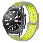 UnDePlus Huawei Watch 3/3 Pro Kordon Nike Spor Kordon Gri-Sarı
