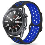 UnDePlus Huawei Watch 3/3 Pro Kordon Nike Spor Kordon Siyah-Mavi