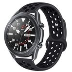 UnDePlus Huawei Watch 3/3 Pro Kordon Nike Spor Kordon Siyah