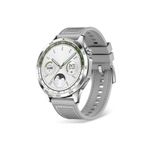 UnDePlus Huawei Watch GT 6/5/4/3/2 Pro 46mm Ultimate SE Elite Kordon Lansman Kumaş Dikişli Silikon 102 Gri