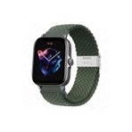 UnDePlus Huawei Watch GT 6/5/4/3/2 Pro 46mm Ultimate SE Elite Kordon Metal Klipsli Flexi Örgü Koyu Yeşil