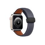 UnDePlus Huawei Watch GT GT2 GT3 GT4 42mm/Honor Magic 2 Kordon Magnetli PU Deri Kordon 20mm Lacivert