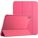 UnDePlus iPad Air 3 10.5 ile uyumlu Kılıf PU Deri Smart Standlı Case A2152 A2123 A2153 A2154 Karpuz Kırmızısı