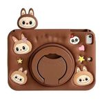 UnDePlus iPad Air 3 / Pro 10.5 ile uyumlu Kılıf Cute Dolls Standlı Eğlenceli 3D Karekterli Çocuk Kılıfı A2152 A2123 A2153 A2154 A1701 A1709 A1852 Labu