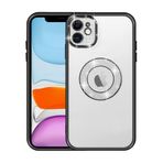 UnDePlus iPhone 11 ile uyumlu Kılıf Prıltılı Çıkartılabilir Kamera Lens Korumalı Esta Kapak